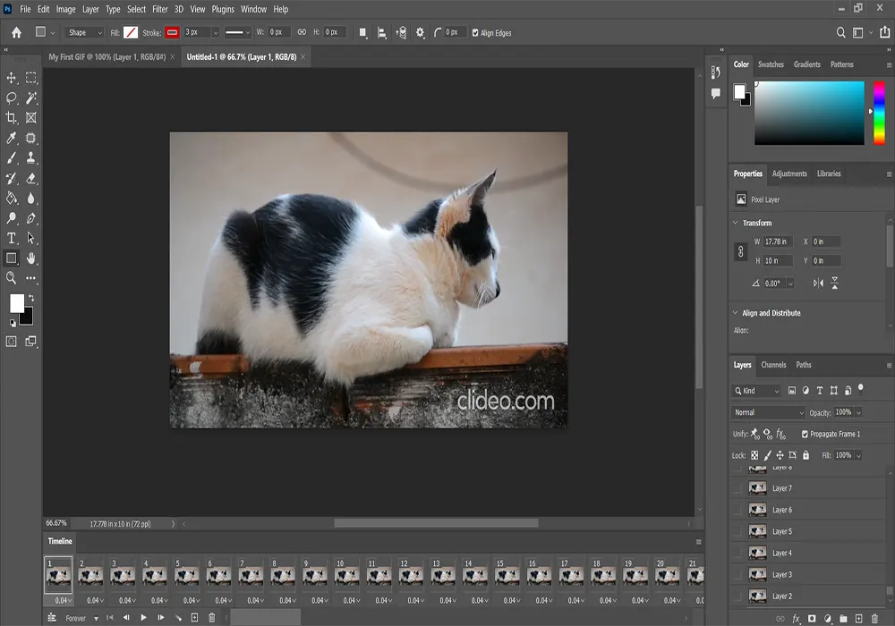 Make Frame in Photoshop