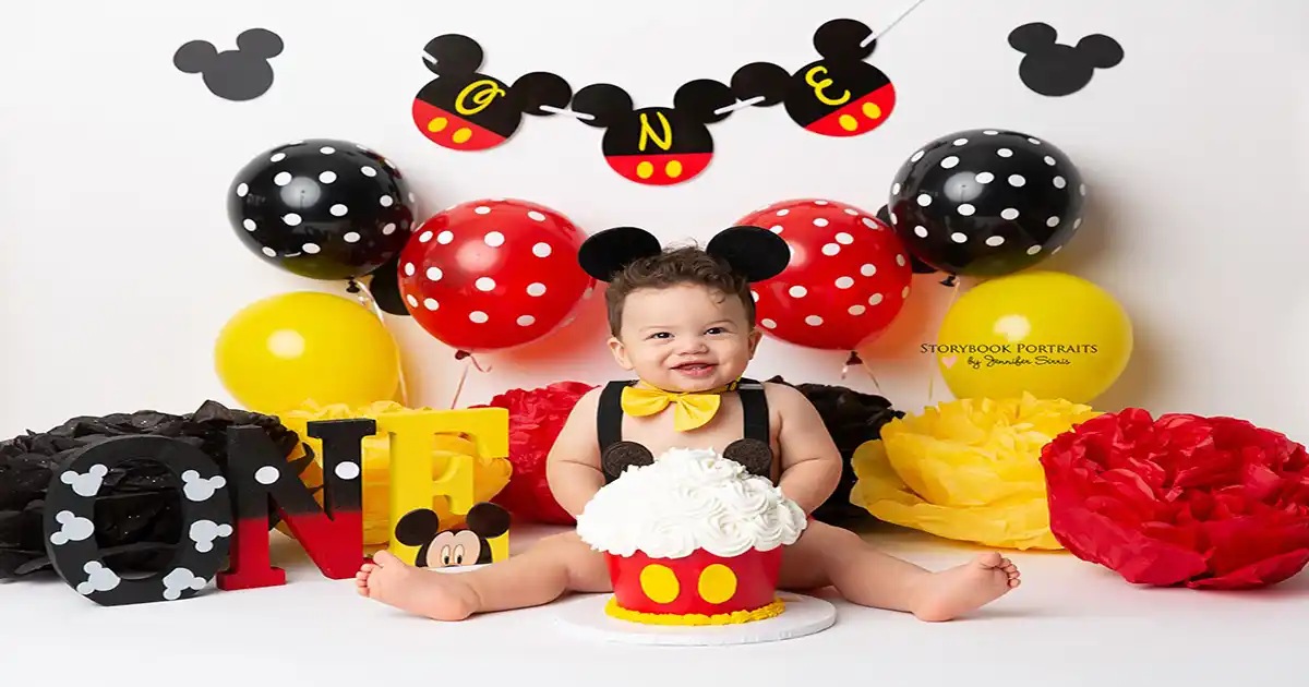 Favorite Cartoon Theme Cake Smash, Cake Smash Photography