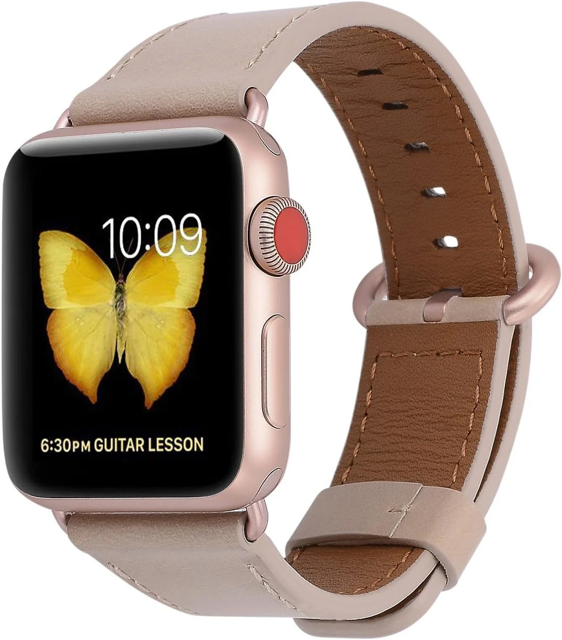 JSGJMY Leather Band Compatible with Apple Watch ULtra